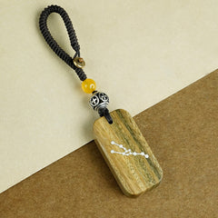 Personalisierter Schlüsselanhänger mit 12 Sternzeichen aus Silber – Einzigartiges Astrologie-Geschenk und Schutzanhänger