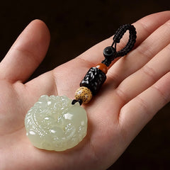 Pi Xiu Keychain with Gemstone Ball, Car Keys Accessory