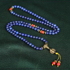Tibetisches Mala Lapislazuli Positives Armband