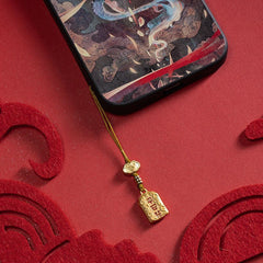 Feng Shui Messing Glücksbringer Schlüsselanhänger Handyanhänger Schutz & Positive Energie