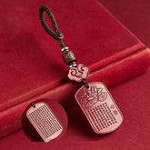 Chinese Amulets & Talismans Keychain: Cinnabar Piyao Coin & More