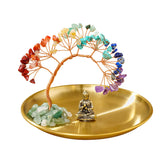 7Chakras Colorful Crystal Meditation Life Tree