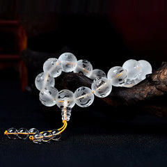 Feng Shui Handmade clear quartz bracelet