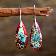 Emperor Stone Crystal Happiness Earrings