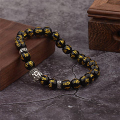 Tibetisches Buddha-Mantra-Amulett-Armband