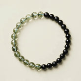 Obsidian Green Phantom Unisex Feng Shui Bracelet, Protection & Wealth Energy Stones