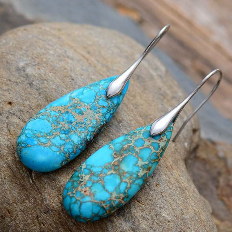 Emperor Stone Crystal Happiness Earrings
