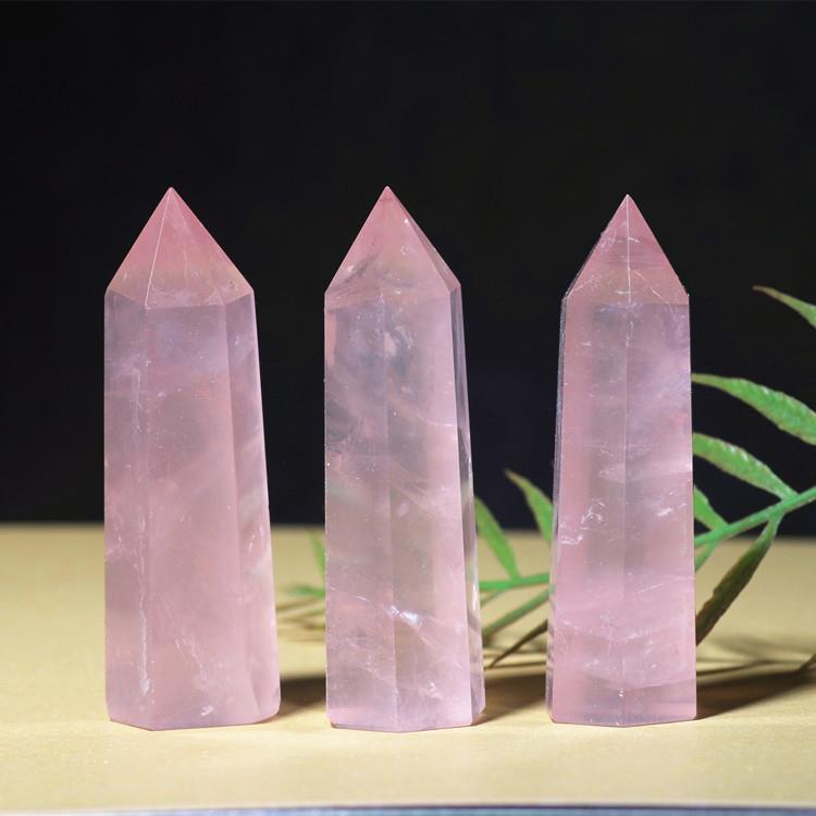 Pink crystal pillar