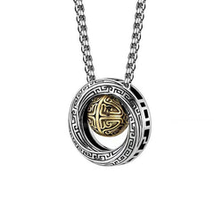 Mobius Lucky Bead Copper Wealth Necklace Pendant