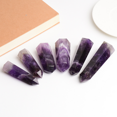 Amethyst Crystal Pillar - Feng Shui Decor & Healing Crystal for Energy Balance