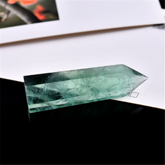 Green fluorite pillar