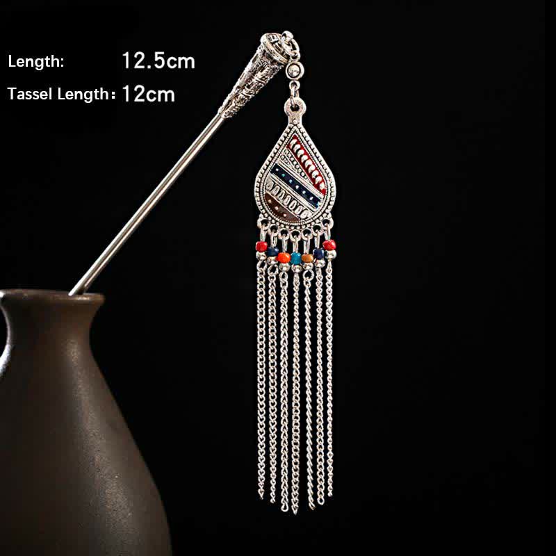 ‌Water Drop Lily of the Valley Tassels Hairpin - Bohemian Confidence Enhancer for Hair Accessories‌