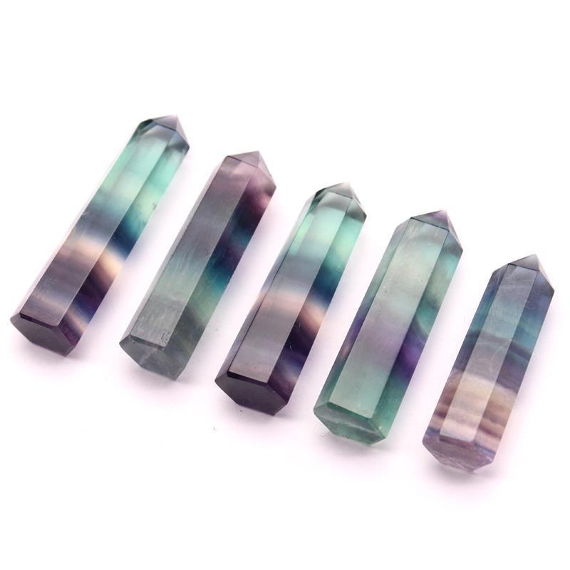 Colorful fluorite pillar