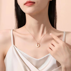 Koi Fish Peace Pendant Necklace – Handcrafted Jade or Crystal Amulet for Luck, Protection & Harmony