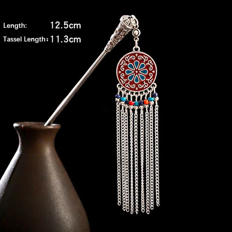 ‌Water Drop Lily of the Valley Tassels Hairpin - Bohemian Confidence Enhancer for Hair Accessories‌