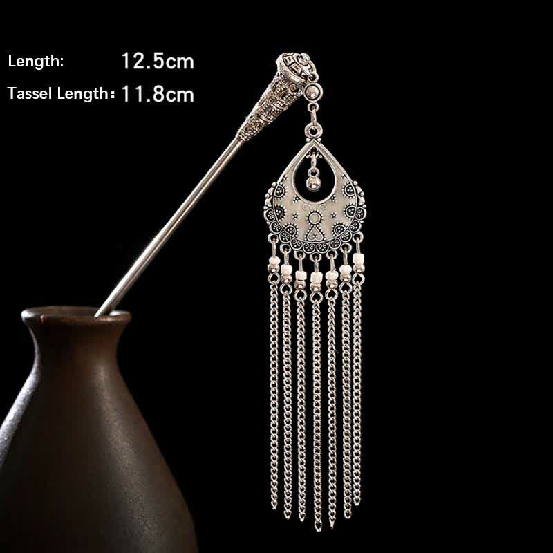 ‌Water Drop Lily of the Valley Tassels Hairpin - Bohemian Confidence Enhancer for Hair Accessories‌