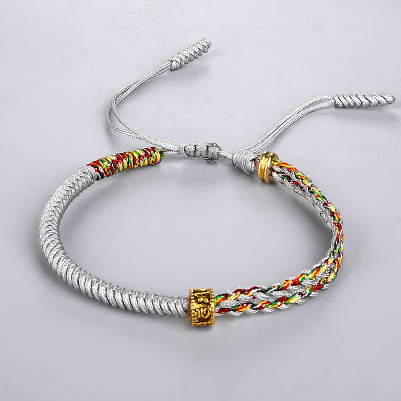 Om Mani Padme Hum Protection Luck String Bracelet