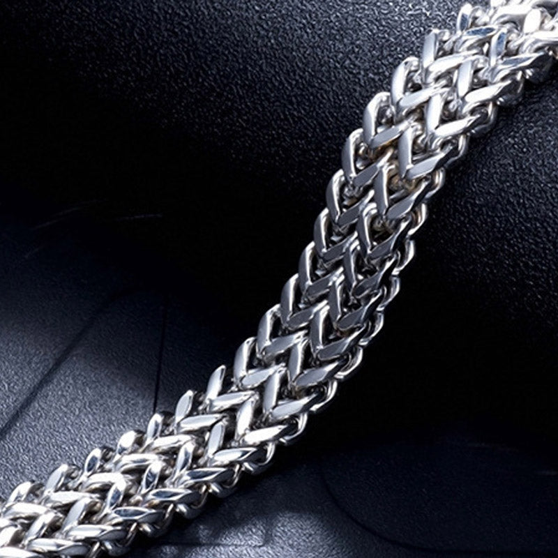 Fish Scale Magnetic Buckle Titanium Steel Balance Bracelet Bangle