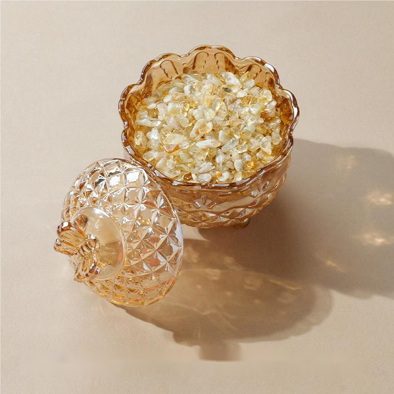 Natural crystal energy purification and demagnetization bowl