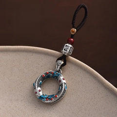 Artisan Enamel Koi Keychain: A Modern Chinese Symbol of Luck