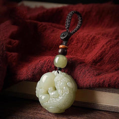 Pi Xiu Keychain with Gemstone Ball, Car Keys Accessory