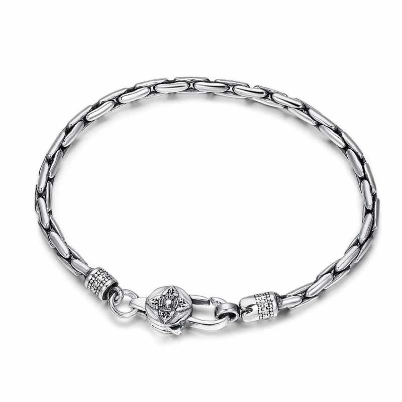Tibetan Double Dorje Om Mani Padme Hum Buddha Swastika Vajra Strength Bracelet