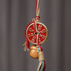 Agarwood Talisman Phone Charm Keychain - Tai Sui Charm for Protection & Luck