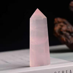 Pink crystal pillar