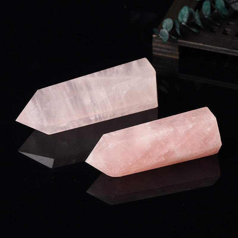 Pink crystal pillar