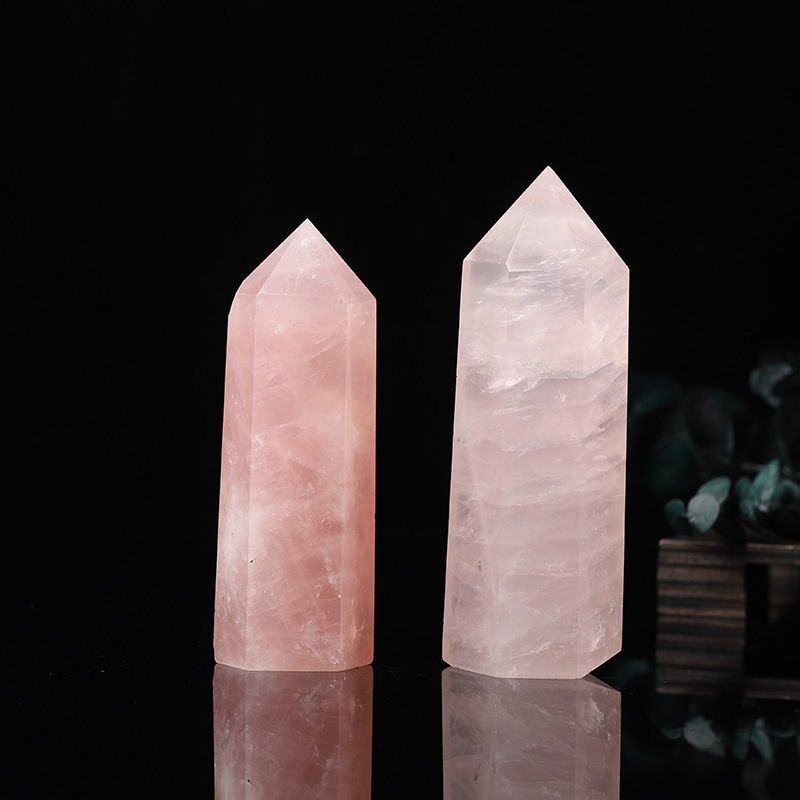 Pink crystal pillar