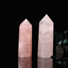 Pink crystal pillar