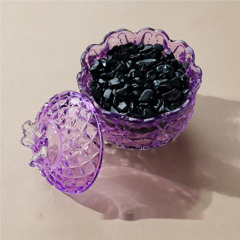 Natural crystal energy purification and demagnetization bowl