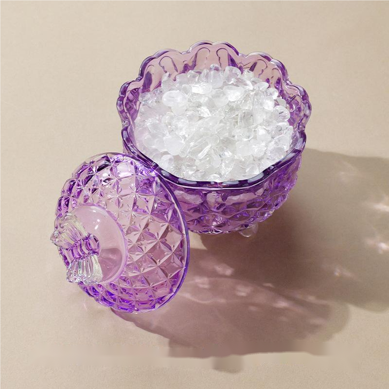 Natural crystal energy purification and demagnetization bowl