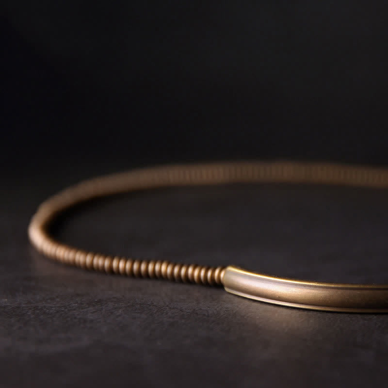 Vintage Lava Rock Copper Support Bracelet