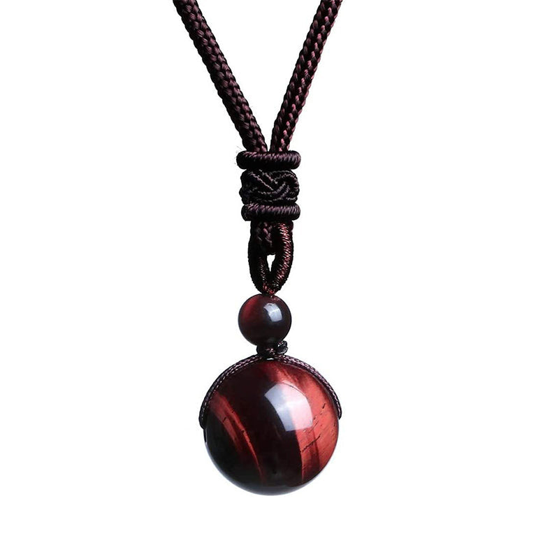 Tibetan Tiger's Eye Protection Necklace