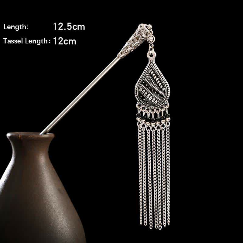 ‌Water Drop Lily of the Valley Tassels Hairpin - Bohemian Confidence Enhancer for Hair Accessories‌