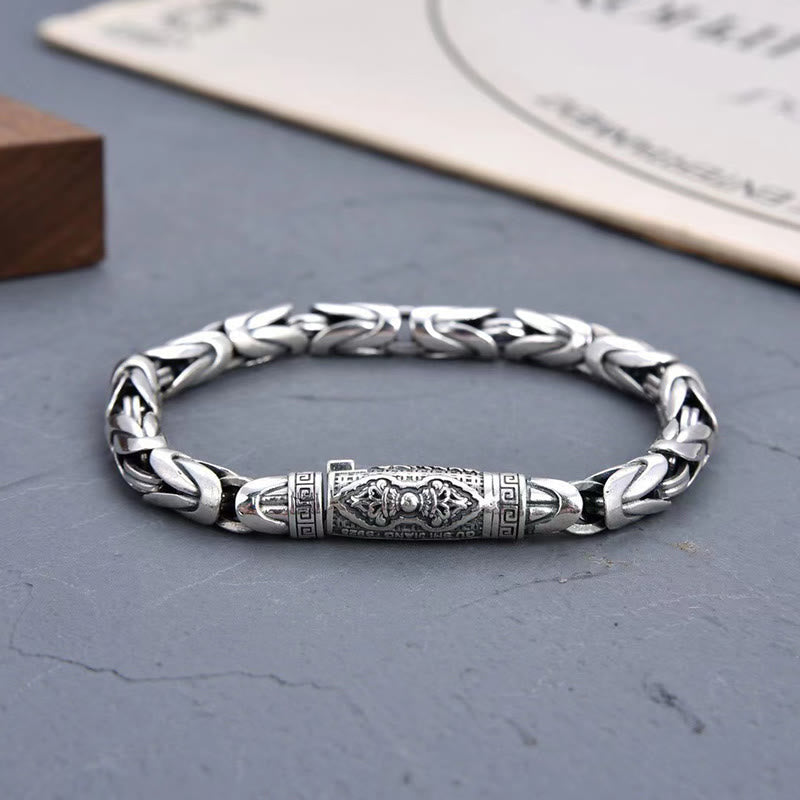 Dorje Vajra Om Mani Padme Hum Peace Love Copper Chain Bracelet