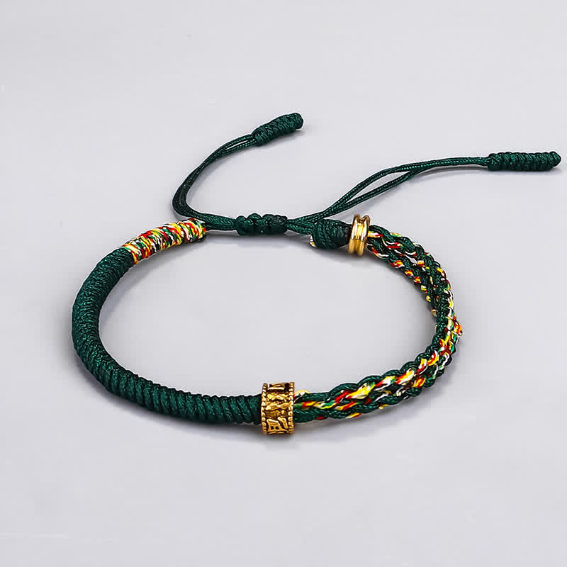 Om Mani Padme Hum Protection Luck String Bracelet