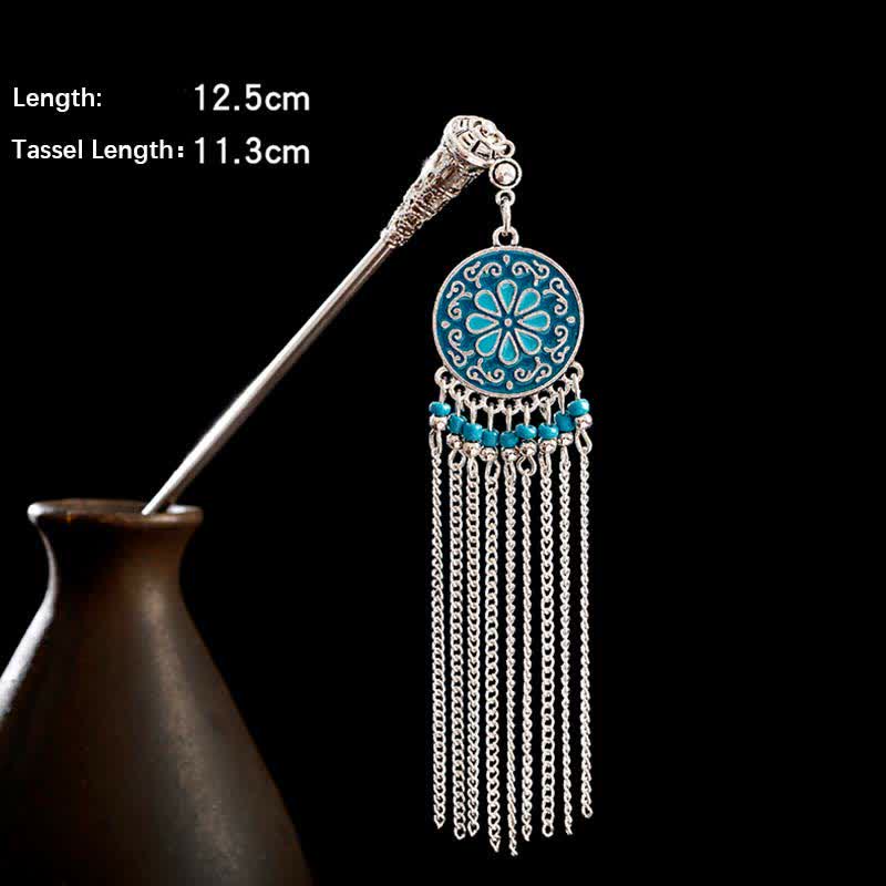 ‌Water Drop Lily of the Valley Tassels Hairpin - Bohemian Confidence Enhancer for Hair Accessories‌