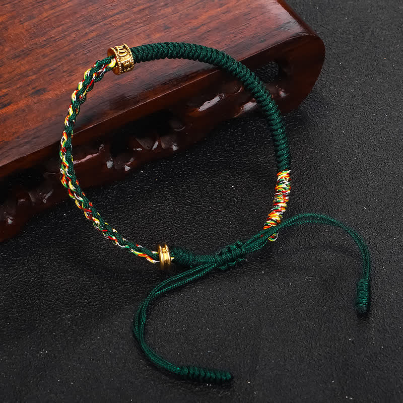 Om Mani Padme Hum Protection Luck String Bracelet