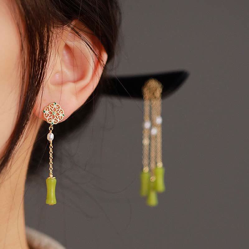 Peridot & Ebony Wood Hairpin - Love Charm for Harmony & Good Fortune