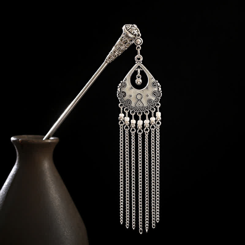‌Water Drop Lily of the Valley Tassels Hairpin - Bohemian Confidence Enhancer for Hair Accessories‌