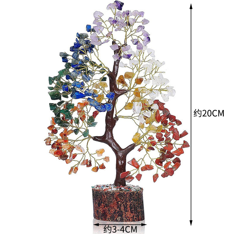 Natural Crystal Feng Shui Tree of Life