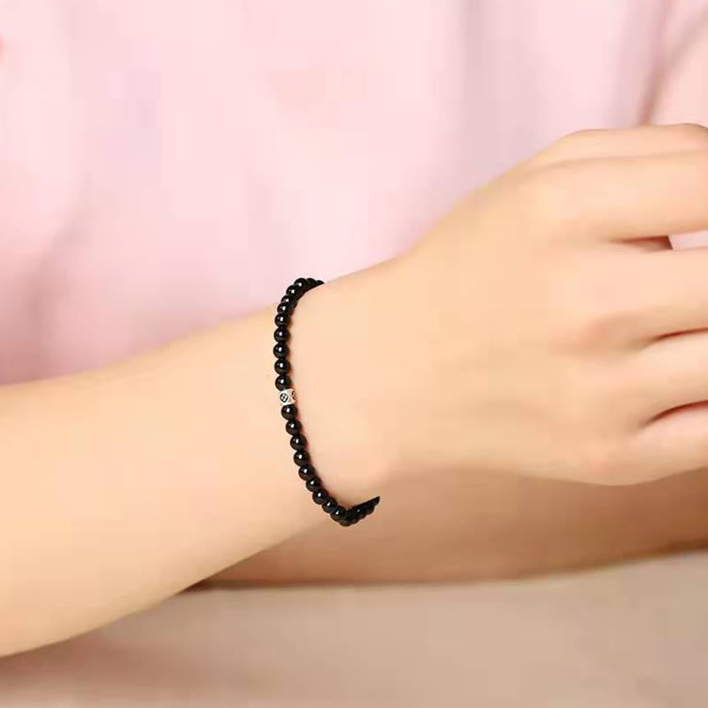 Women Handmade Elastic Yoga Natural Stone Bracelet Crystal Spiritual Healing