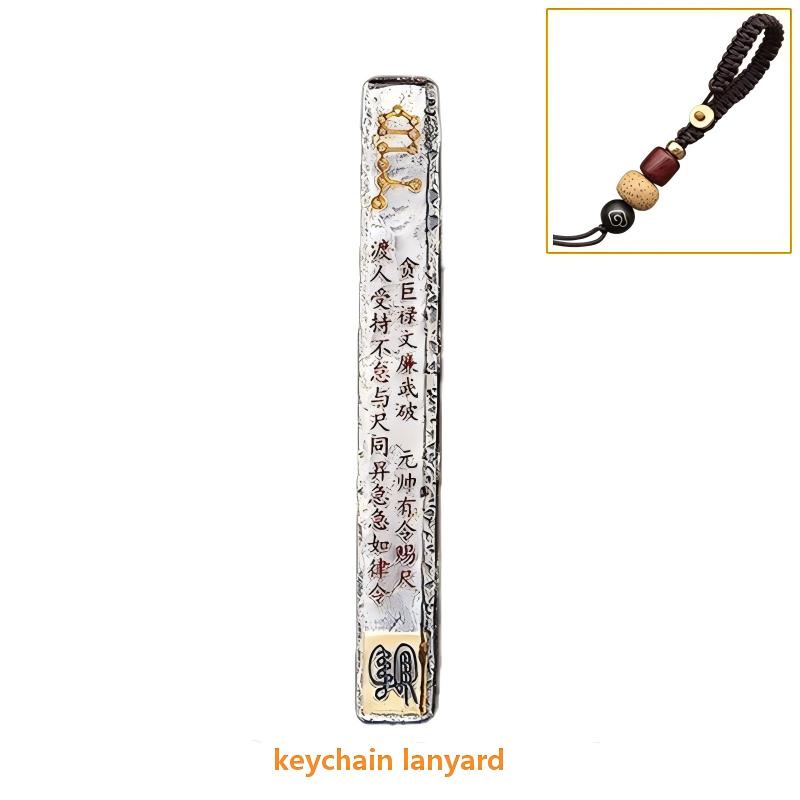 Taoist Tian Peng Chi Pendant Necklace – Authentic Retro-Style Heavenly Ruler’s Ruler Amulet for Protection & Authority