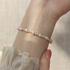 Natural Flower Pearl Sincerity Bead Bracelet