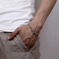 Tibetan Double Dorje Om Mani Padme Hum Buddha Swastika Vajra Strength Bracelet