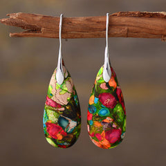 Emperor Stone Crystal Happiness Earrings
