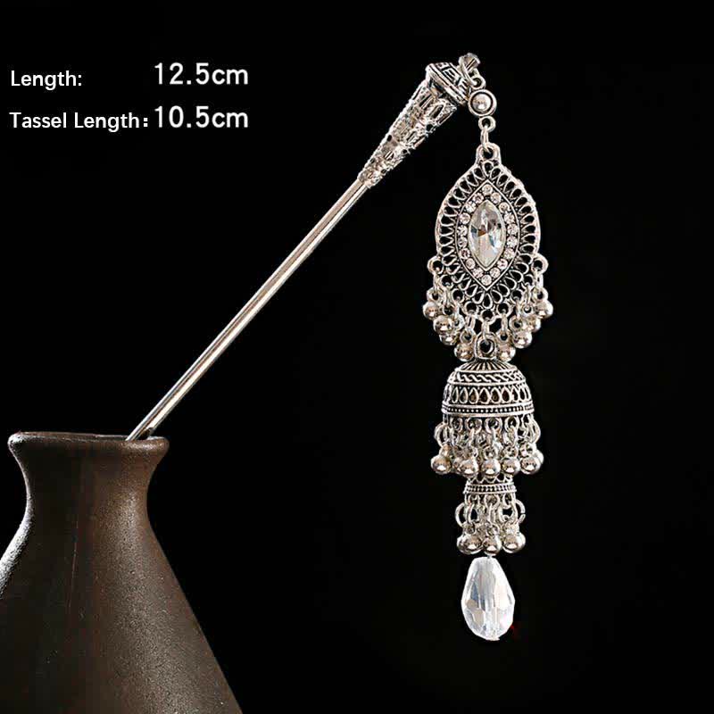 ‌Water Drop Lily of the Valley Tassels Hairpin - Bohemian Confidence Enhancer for Hair Accessories‌