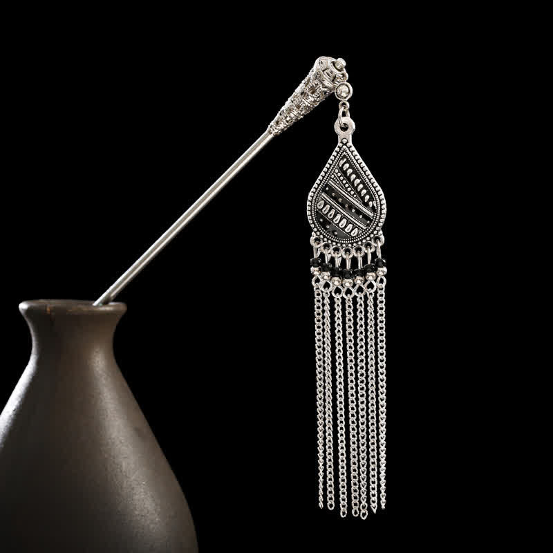 ‌Water Drop Lily of the Valley Tassels Hairpin - Bohemian Confidence Enhancer for Hair Accessories‌